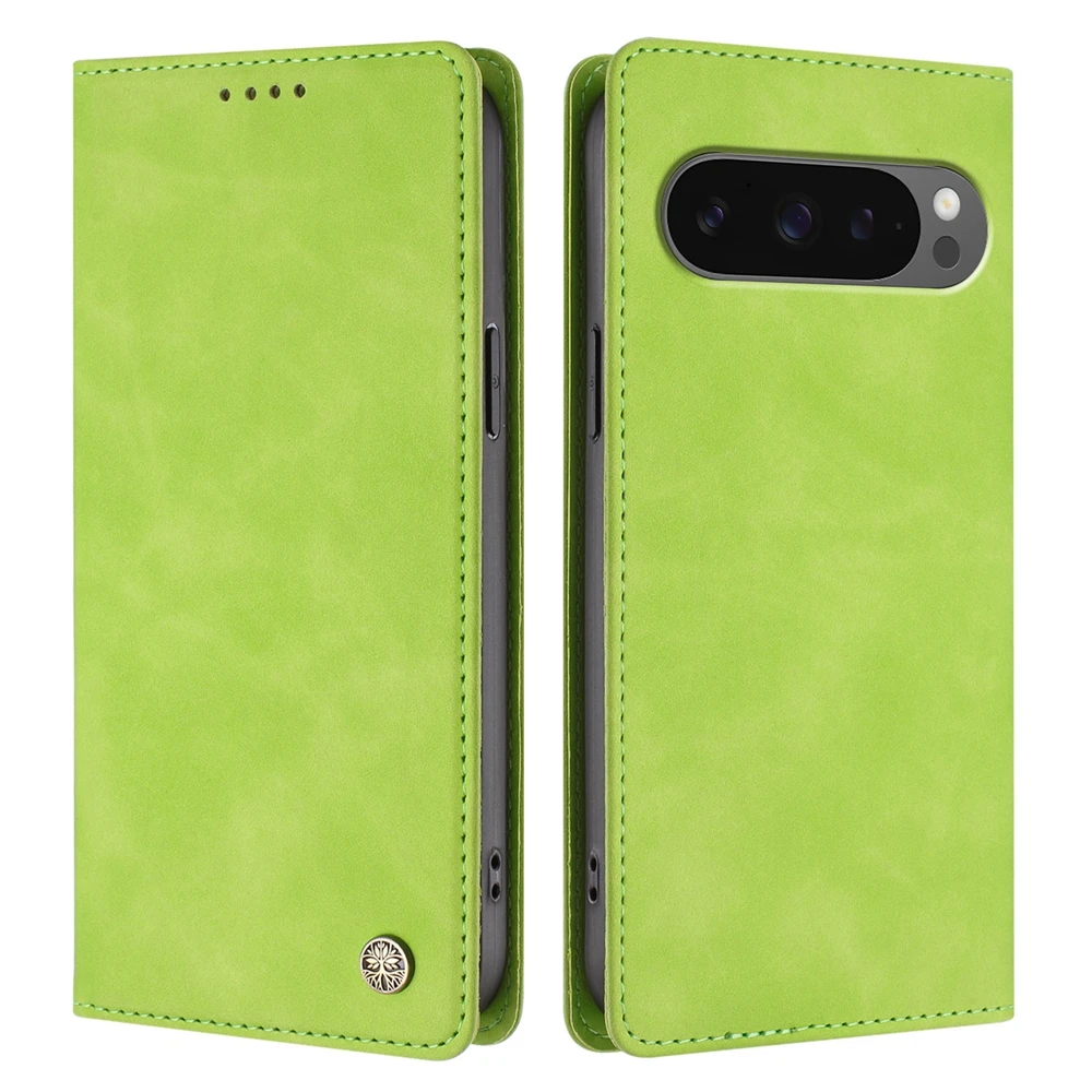 Premium RFID Blocking Magnetic Leather Wallet Card Case with 3D Logo Badge