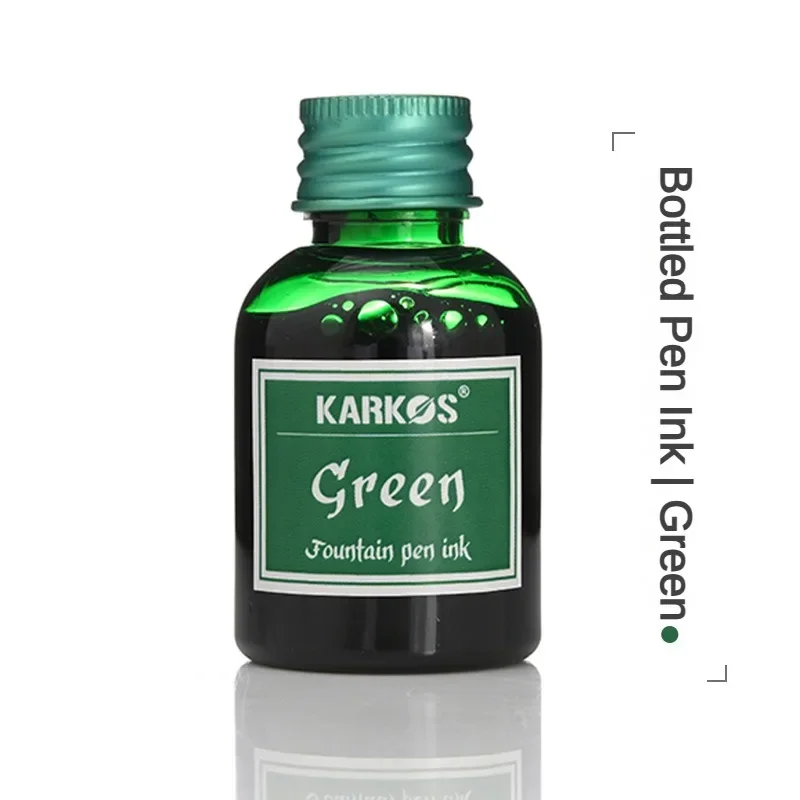 비탄소 잉크 만년필 잉크 카트리지 리필 플라스틱 병 펜, 사무용품 문구, 10/1 개, 30ml