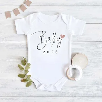 Baby Coming Soon 2026 Announcement Onesie 1