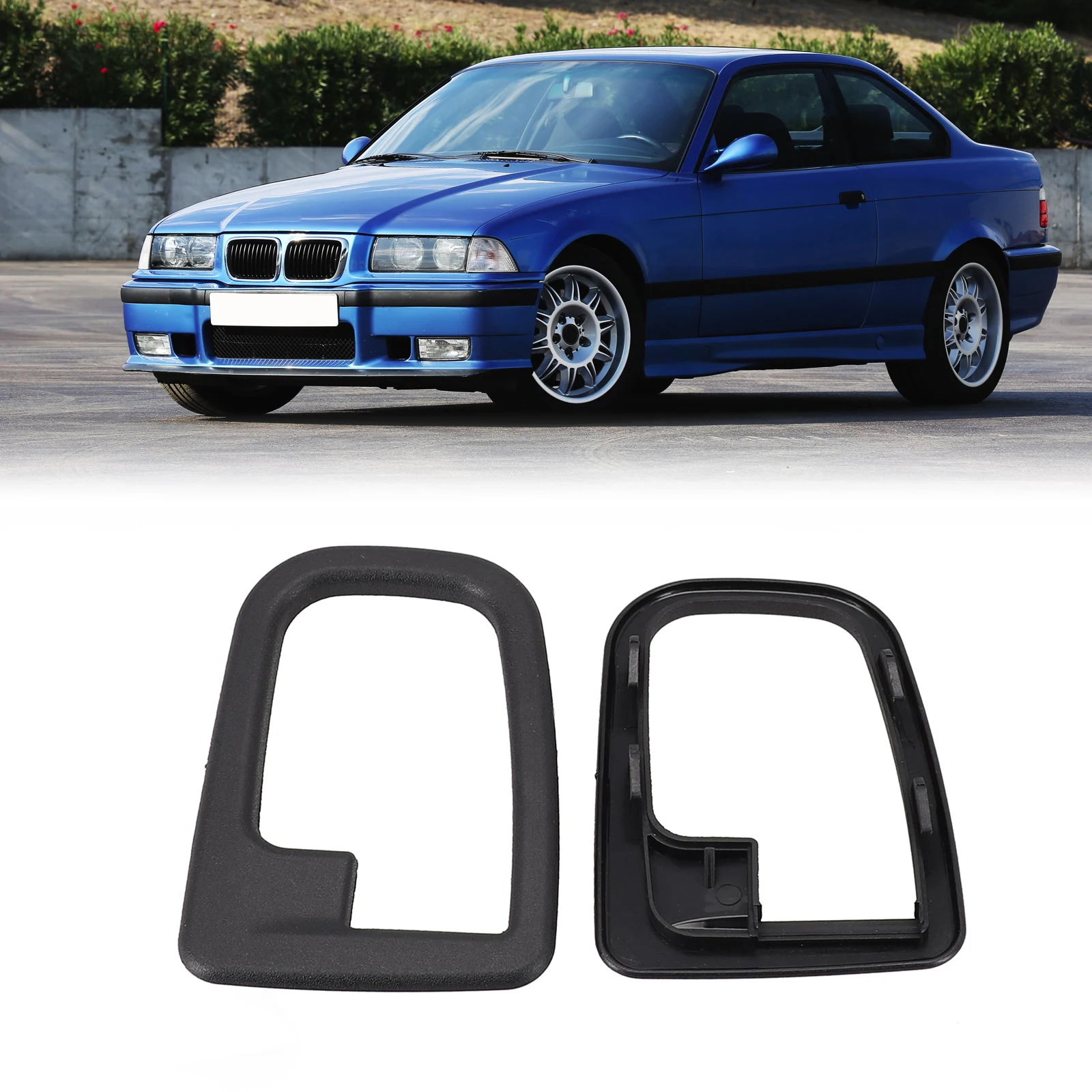 

Car Interior Door Handle Covers For BMW 3 E36 Z3 M3 51228219023 51228219024 Auto Door Handle Cover Replacement