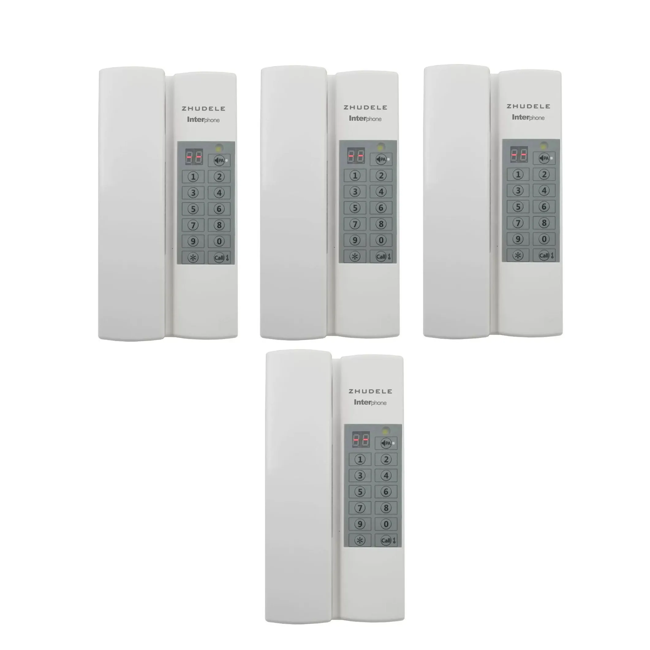 

New Arrival audio intercom system Safe&Comfortable Home Interphone Public intercom system supoort max 99 handle extenable