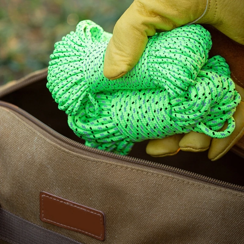 Reflective Paracord Rope High Strength Tent Lanyard Strap Outdoor Camping Survival Rope Guyline Hiking Equipment 1