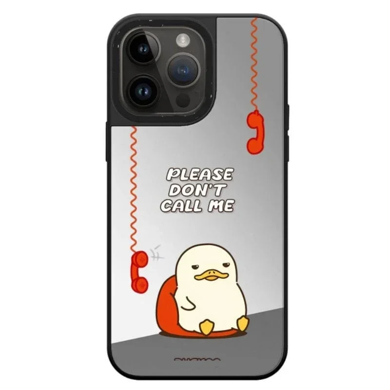 

Mirror Surface Cute Duck Phone Case Cover for IPhone 11 12 13 14 15 Pro Max Case for IPhone 14 Pro Max