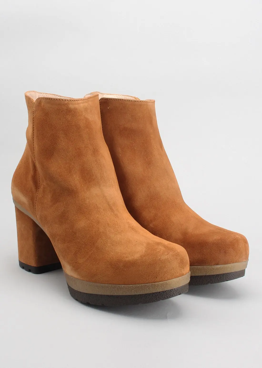 Botines botin crosta camel GADEA - AliExpress
