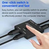 Bi-Directional 8K USB C KVM Switch USB3.1 Type-C Splitter Cable For Video 8K@30Hz 4K@120Hz PD 100W 10Gbps 5
