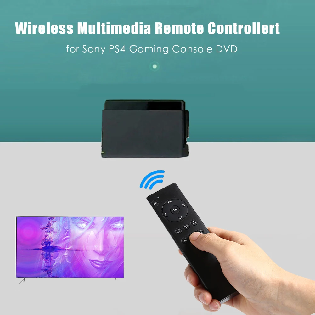 2 4G беспроводной Мультимедийный пульт дистанционного управления ler для PS4 DVD