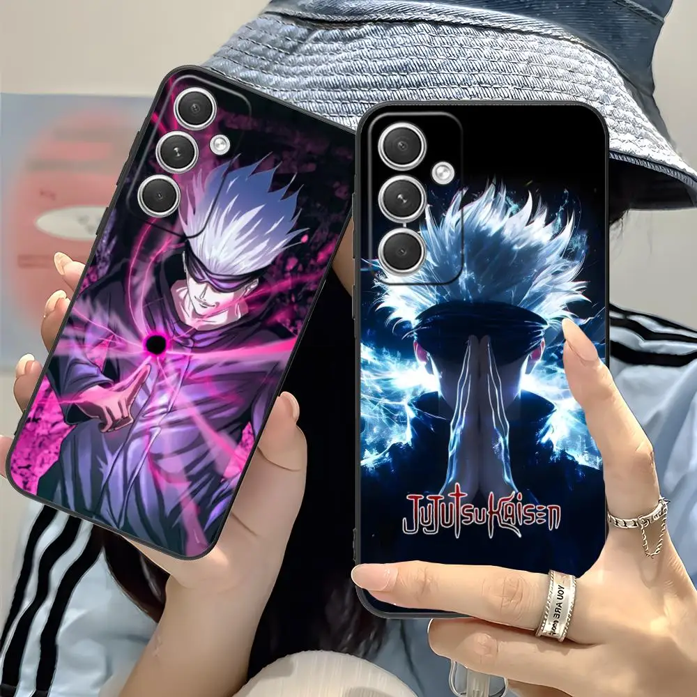 Luxury Black Jujutsu Kaisen Satoru Gojo Phone Case