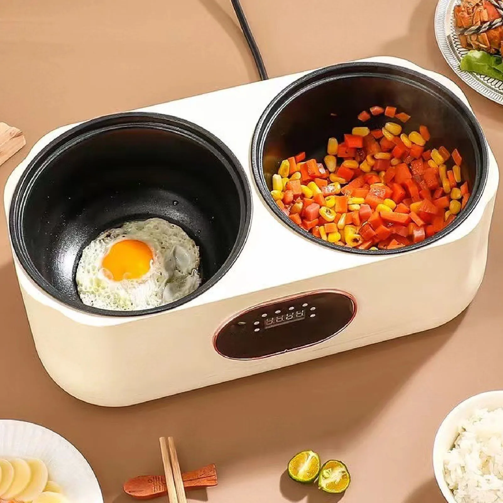 Rice Cooker Double Liner Multifunctional Automatic Intelligent Insulation Detachable Rice Cooker Electric Hot Pot for Home 2