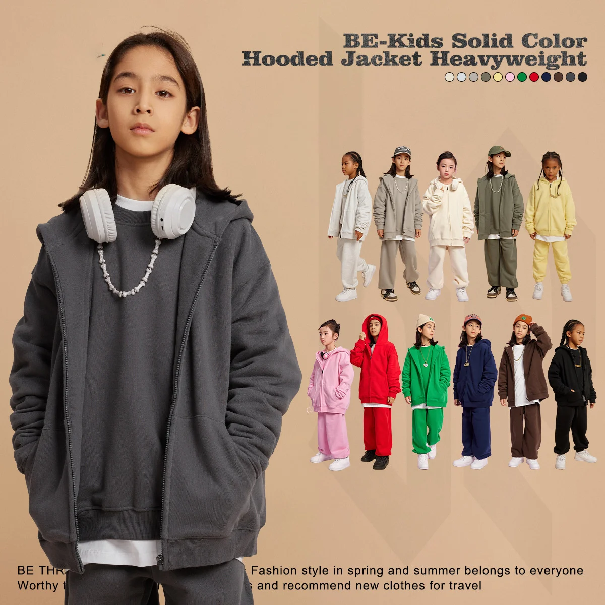 

children's zipper hoodie