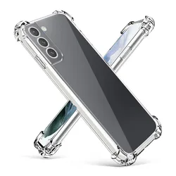 Transparent Premium Silicone Phone Case - Crystal Clear Protection Cover (S24)