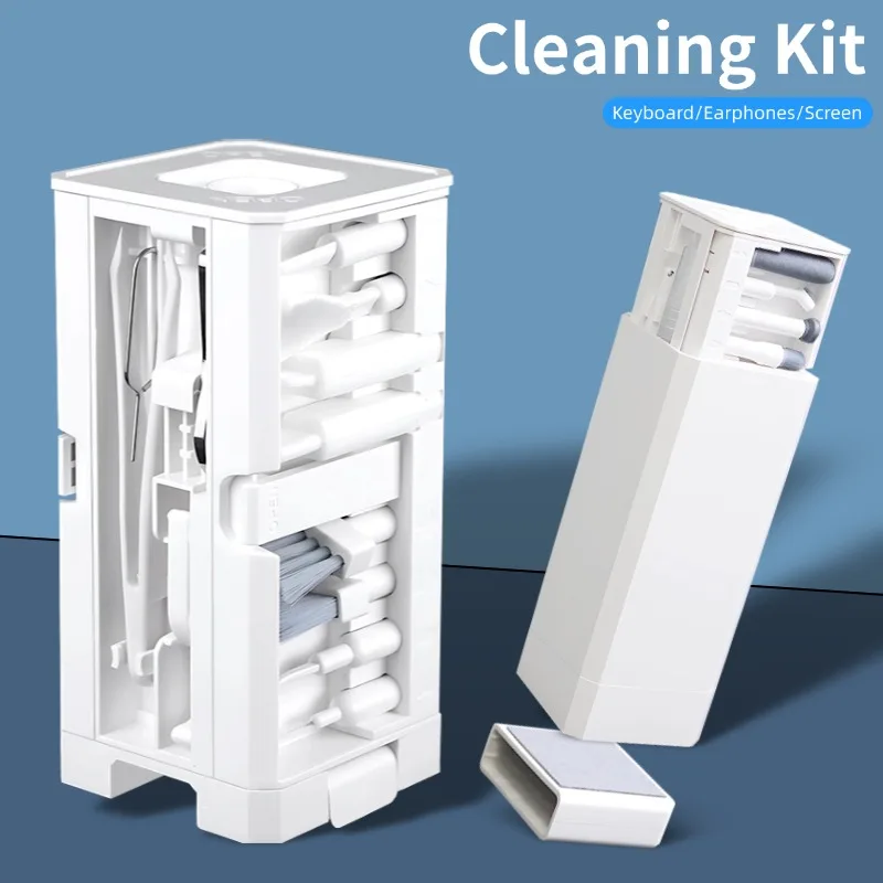 Cleaner Sets for Computer Earphone Keyboard Cleaning Brush Keycap Puller Earbuds Cleaning Pen Phone Tool 32 in 1/7 in 1