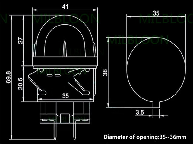 E14 Oven Lamp Bulb With Base 25W High Temperature Resistant Oven Light  Holder For Microwave Oven