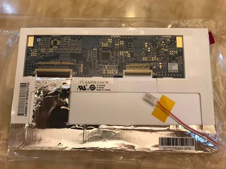 Polegada 800*480 Iei Afl07a Cla070lc01cw Fg0700a1dscwbgl1 Painel de Exibição de Tela Lcd 7