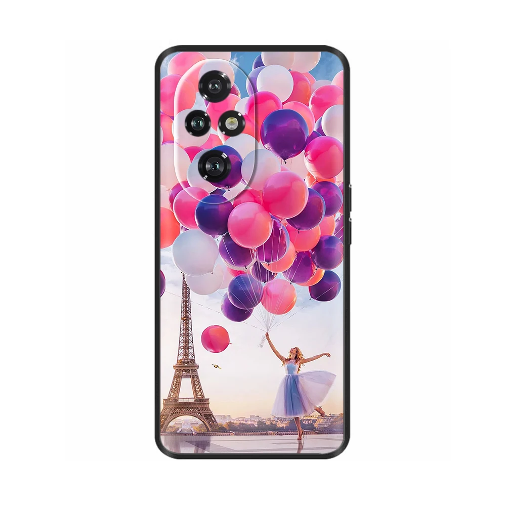 Luxurious Soft Silicone Shockproof Bumper Case with Artistic Design