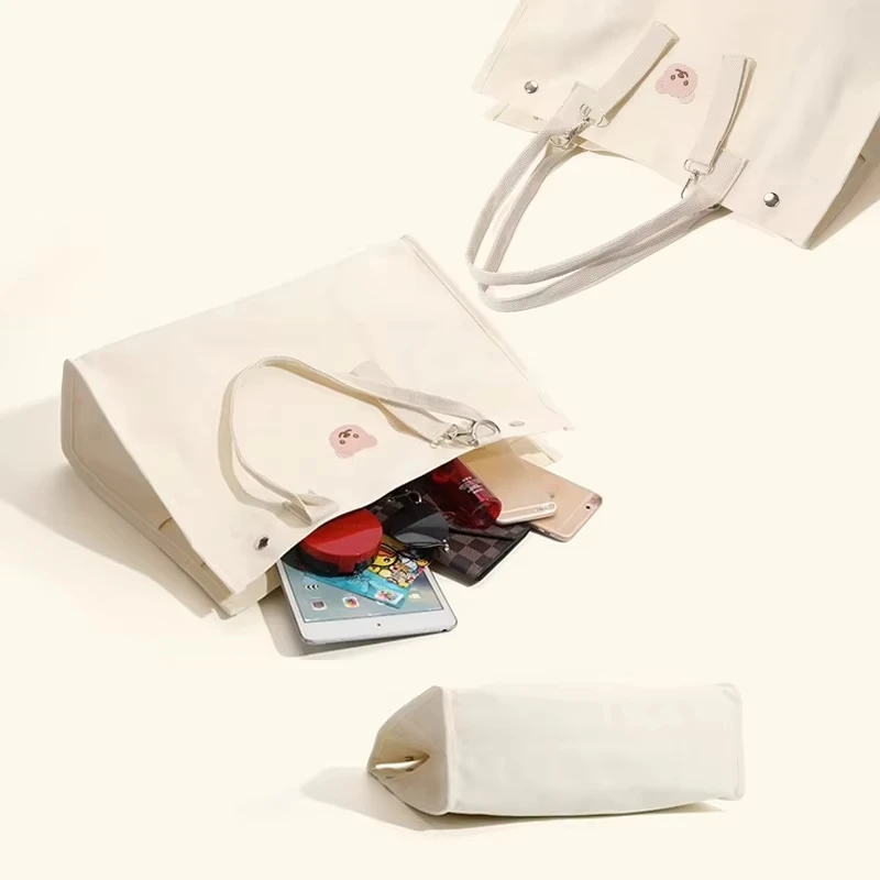 Korean Mommy Bag Bear Baby Stroller Storage Bag Newborn Diaper Organizer Pouch Babies Accessories Stroller Tote Bag Mom Handbags