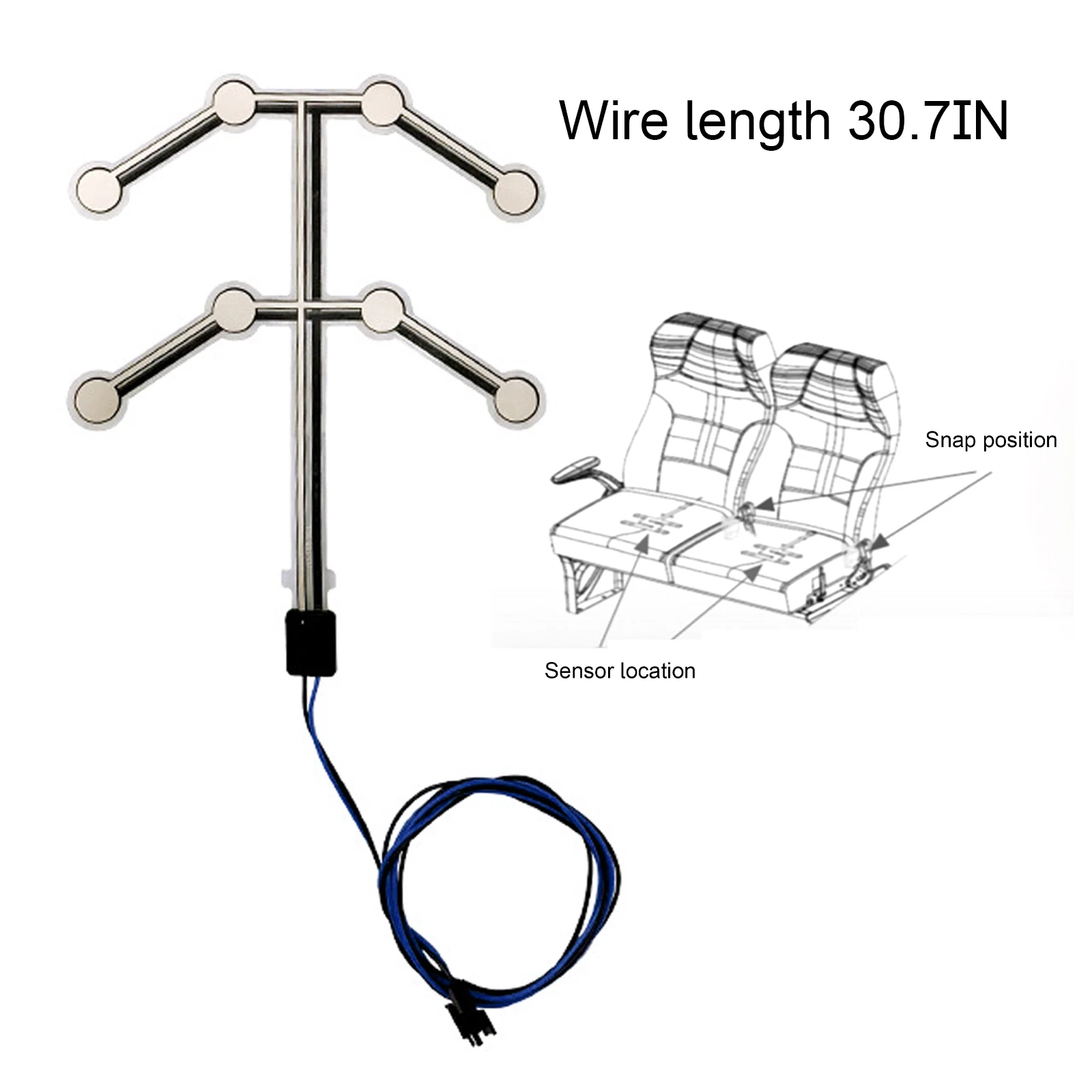 Capteur De Pression Pour Ceinture De Sécurité, Capteur De Pression Sensible Pour Siège De Voiture, Capteur De Réponse Rapide Avec Matériau ABS