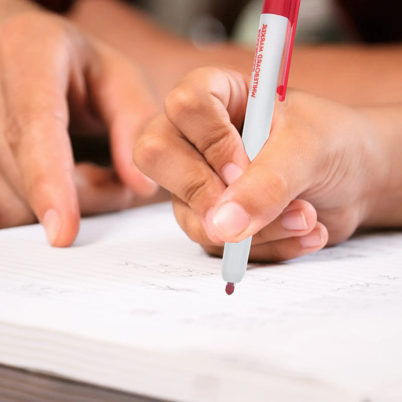 12Pcs 지울 수 있는 화이트보드 마커 드라이 지우기 마커 유리 플라스틱 세라믹 보드용 파인 팁 홈 오피스 학교 교실