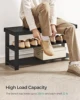 SONGMICS Shoe Rack Bench, 3-Tier Bamboo Shoe Storage Organizer, Entryway Bench, Holds Up to 286 lb, 11.3 x 35.4 x 17.8 Inches 3