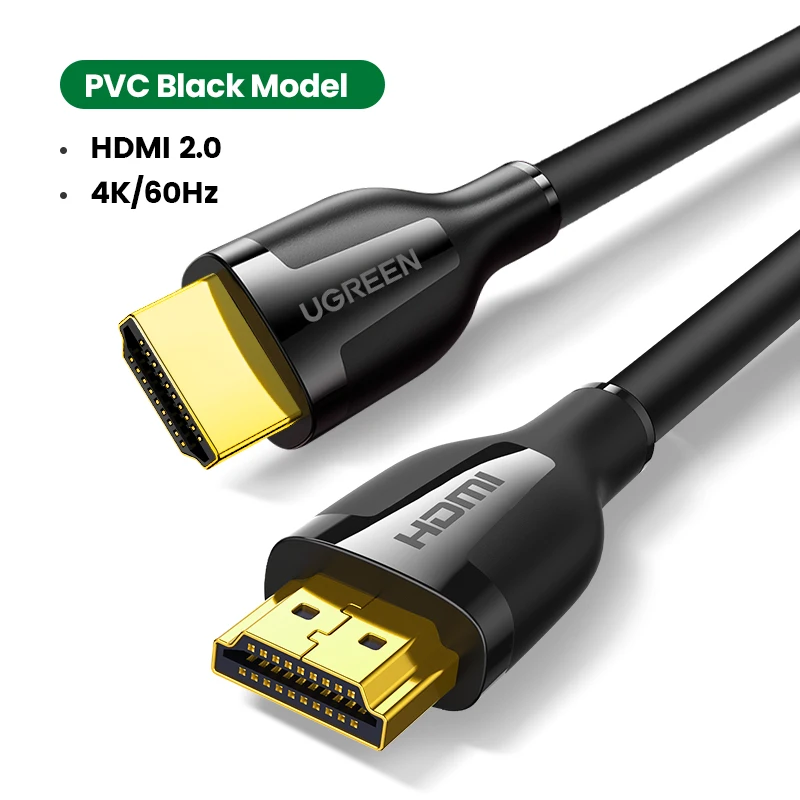 Ugreen 4K HDMI Cable Slim HDMI to HDMI 2.0 Cable for PS4 Apple TV Splitter  Switch Box 60Hz Audio Video Cabo Cord Cable HDMI 2.0 - Price history &  Review