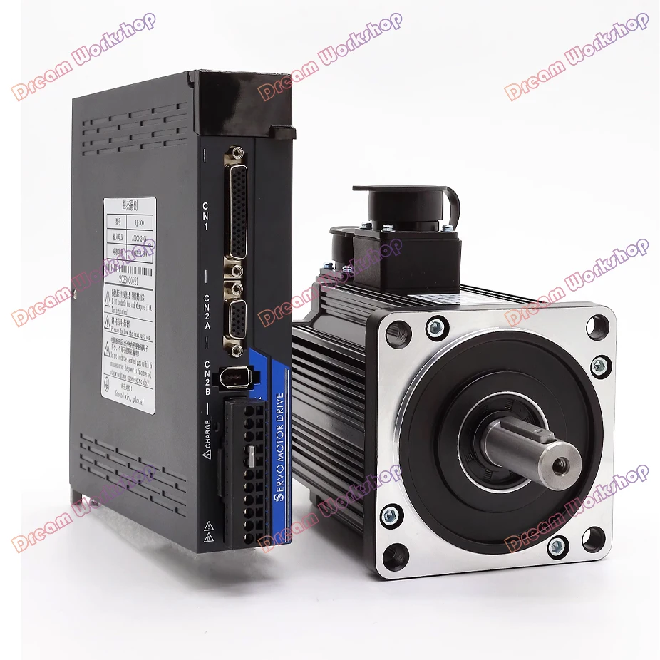 2500 라인 인코더 서보 모터 드라이브 키트, 서보 모터 KS-300 드라이브, 1KW, 1.5KW, 2KW, 2.3KW, 2.6KW, 220V AC, 2500rpm, 130ST-M10015, M15015