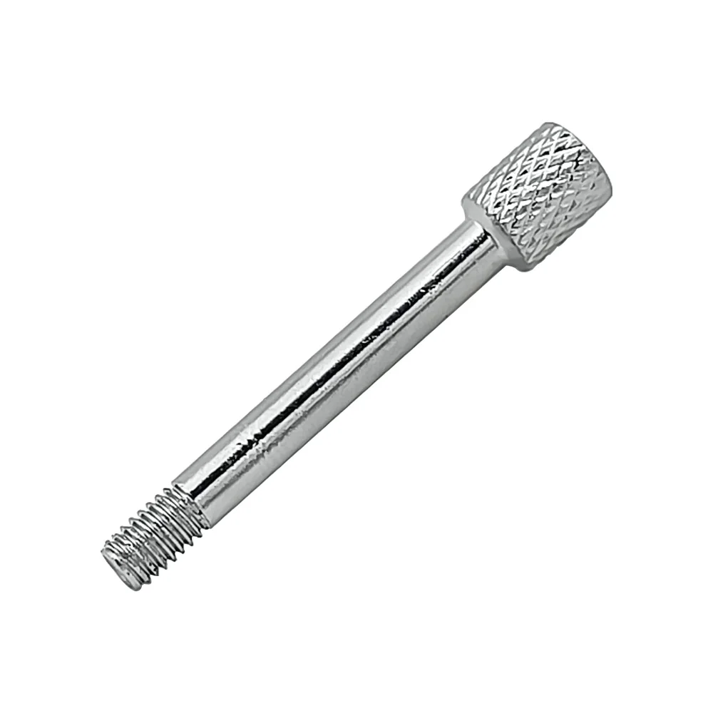 6 Stück Messing E-Gitarre Tremolo Brücke Sattelklemme Saitenschrauben Schwarz – Detail 6