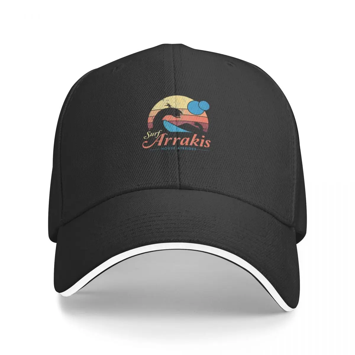 

New Visit Arrakis - Vintage Distressed Surf - Dune - Sci Fi Classic Baseball Cap Trucker Cap party hats Men Hat Women's