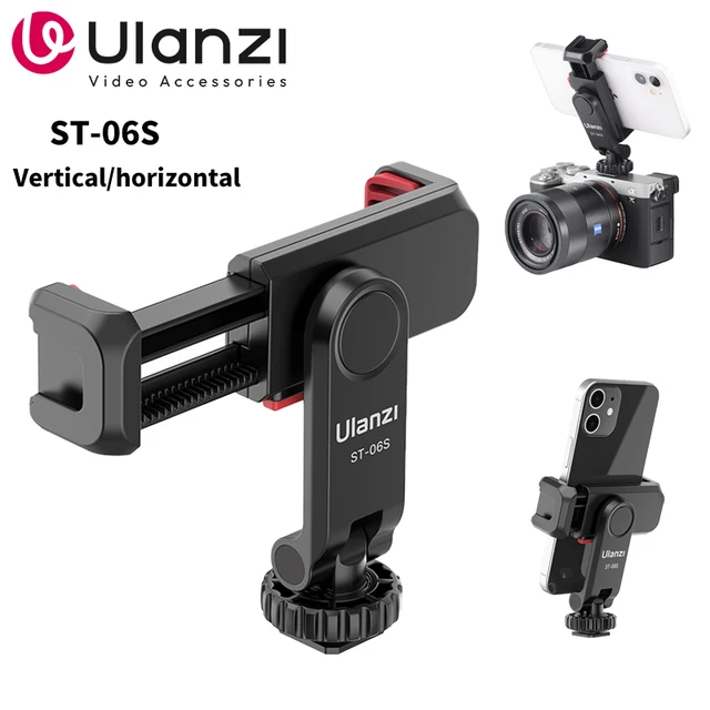 Ulanzi ST-06S 360° Universal Phone Clip Holder, Tripod Mount Adapter 1