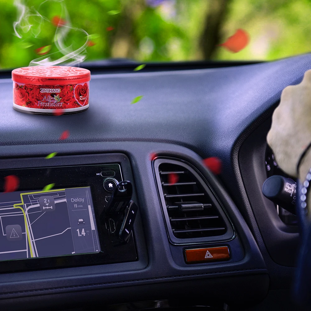 1Pc 4 Various Flavors Solid Indoor Car Home Solid Deodorizing Scent Air Freshener Fragrance Car Perfume Decoration