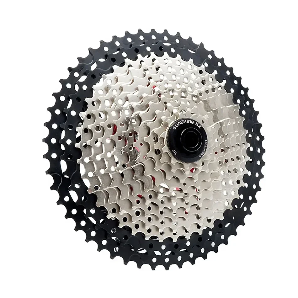 Bicycle Cassette SUNSHINE 8/9/10/11/12Speed MTB Freewheel Sprocket 11T-32T/36T/40T/42T/46T/50T/52T HG For SHIMANO/SRAM