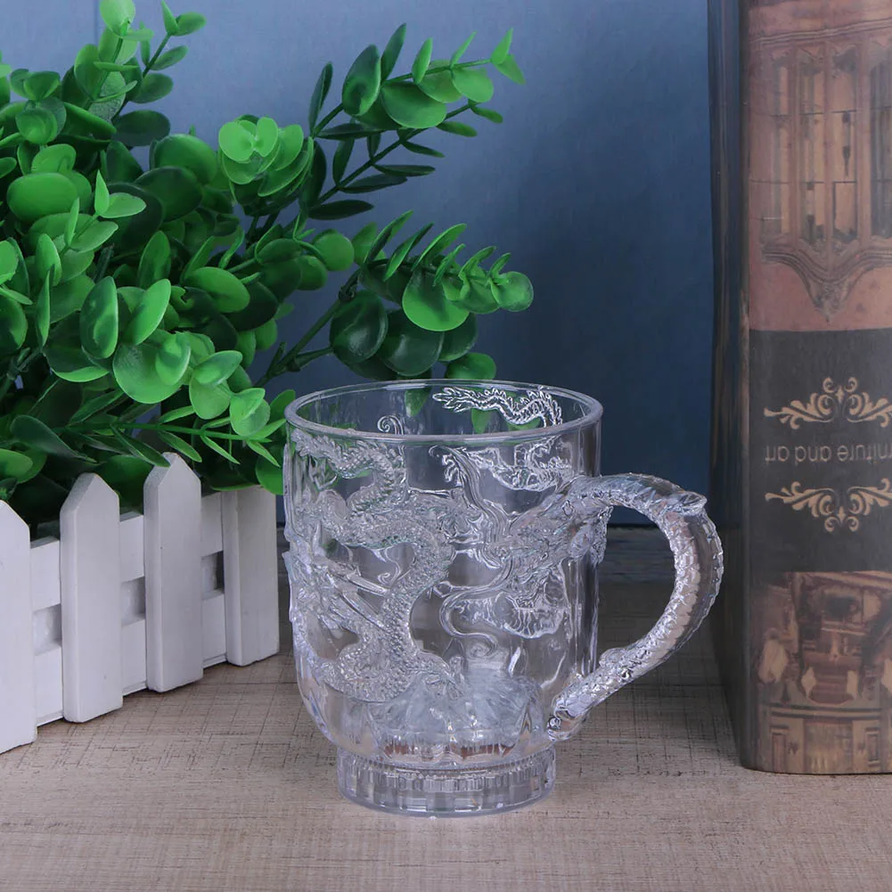 1-10PCS Clear Glowing Water Cups Colorful Wine Whisky Transparent Bottle Flashing Beer Mugs Battery Powered Glow Drinks Cup
