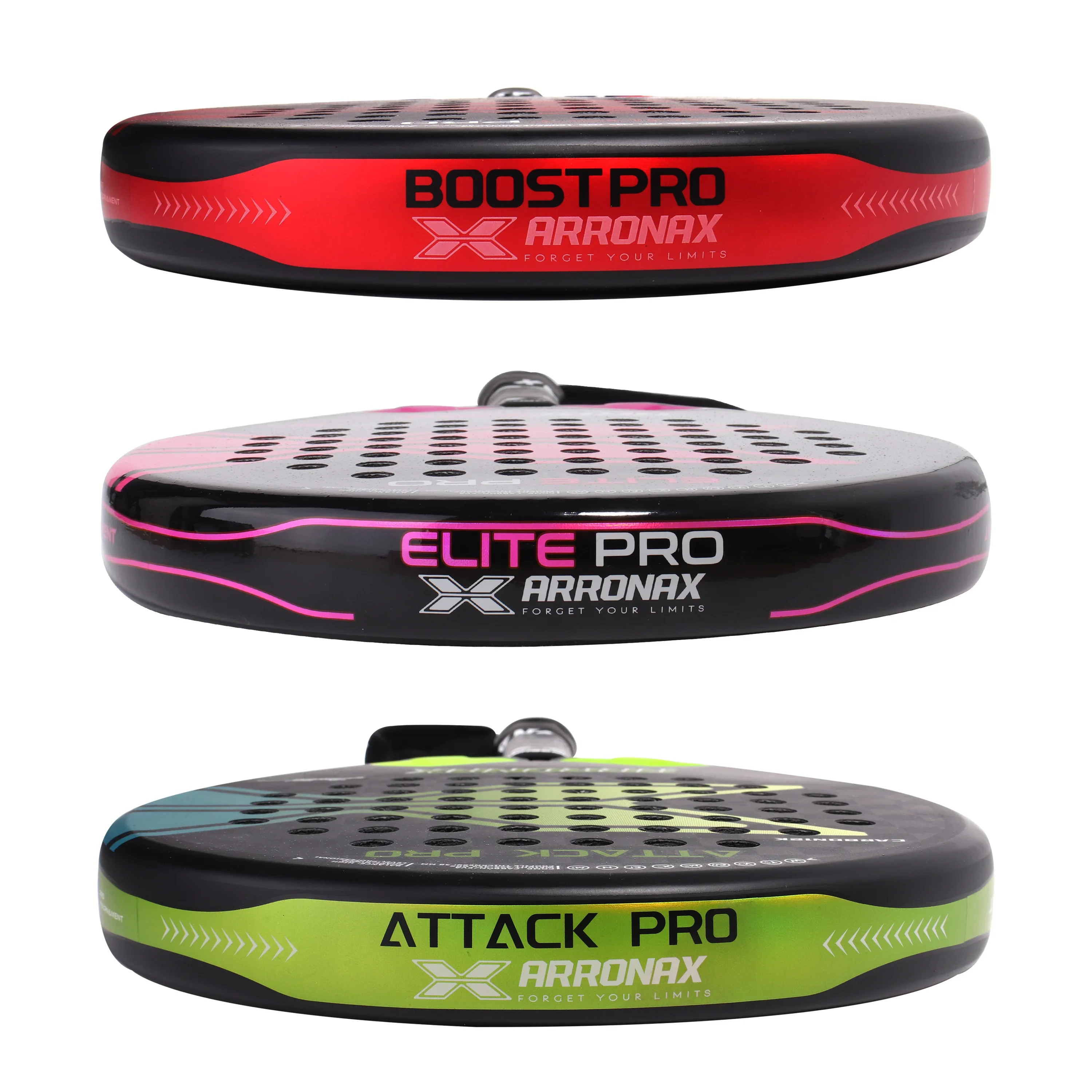 Padel racket carbon fiber soft EVA face without padle bag cover