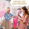 50 Pieces Non Woven Reusable Bags Multi Color Tote Gift Bags Colored Blank Tote Bags Bulk Fabric Grocery Bags Durable 3