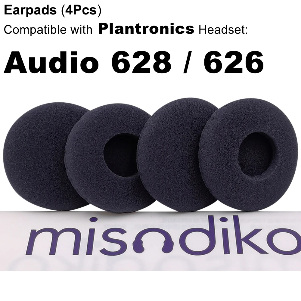 misodiko Foam Ear Pads Replacement for Plantronics Audio 628 626