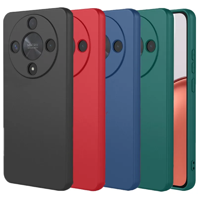 Flexible Flüssigsilikon-TPU-Hülle für Honor Magic 8 Lite Magic8 Pro X9d 5G Schutzhülle Rückenschale Fundas Coque Capa