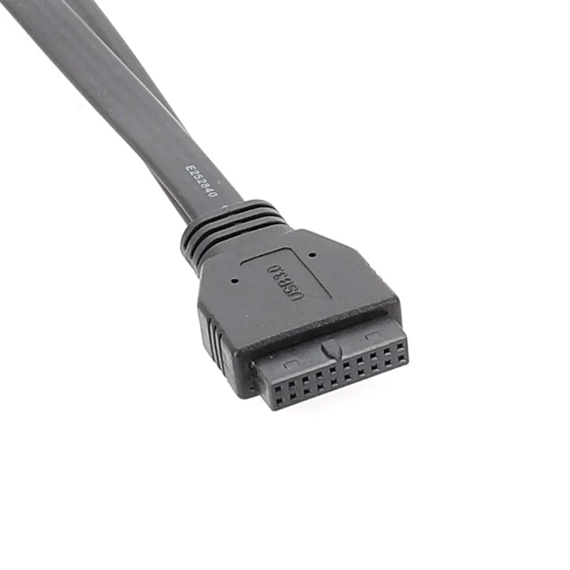 USB 19핀 연장 케이블 메인보드 19P 암-2 USB 수 분배기 코드