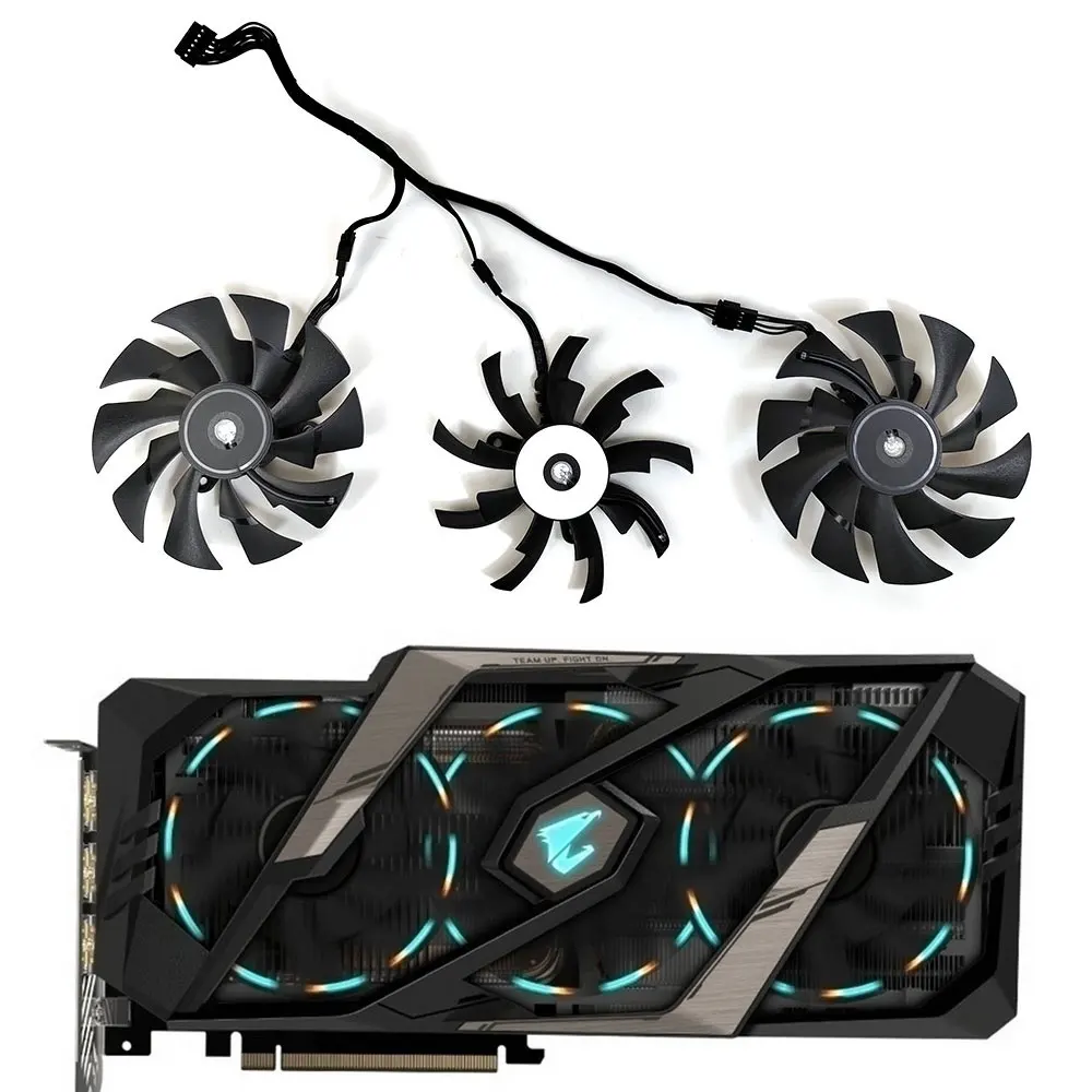Originale 95Mm Gigabyte Aurus Geforce Rtx 2080 Ti Super 8G Ventola Per Gigabyte Aurus Geforce Rtx 2060 2070 2080 Ti Ventola Della Scheda Grafica