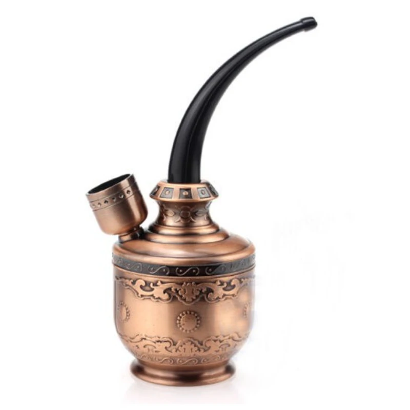 Hookah Pipe Retro Large Hookah Dual-Function Smoking Set Water Filter Smoking Tool Pipes Gifts Elder Group