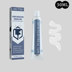 Liquid Insulation Tape for Durable Wire and Cable Repairs - Enhanced Protection Formula, Available in 30/50ml (30ml White)