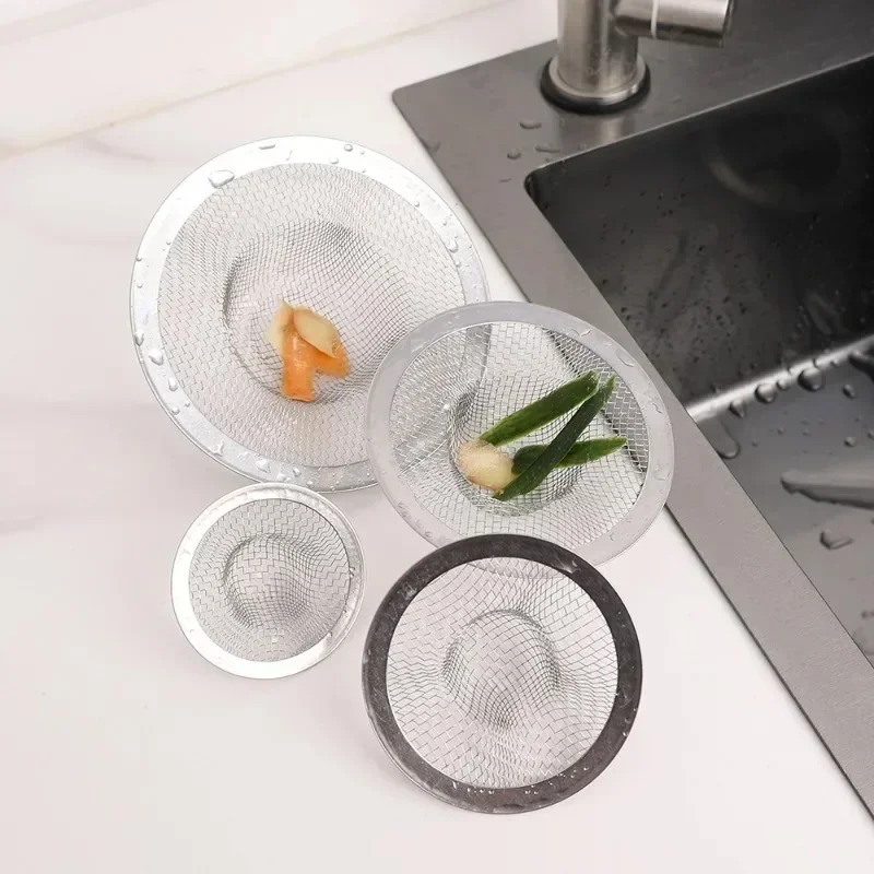 20x Stainless Steel Sink Filter Kitchen Bathroom Floor Drain Mesh Filters Drain Basket Waste Screen Hole Trap Strainer Stopper sink filter,kitchen sink filter,sink strainer,kitchen sink strainer,kitchen sink