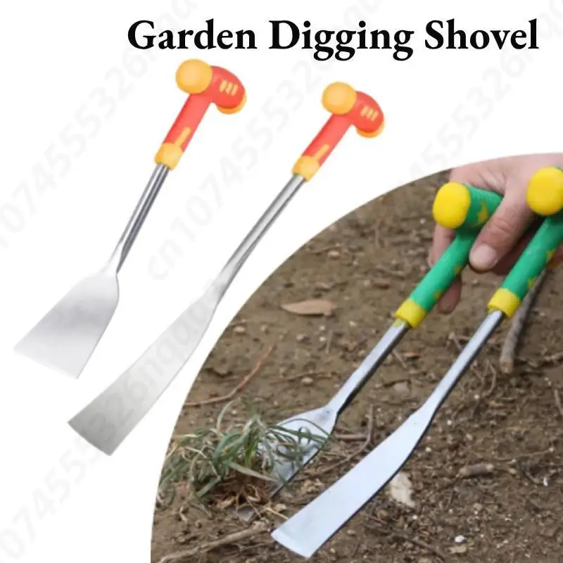 Garden Digging Shovel Stainless Steel Agricultural Flower Shovel Gardening Trowel Soil Scoop For Digging Planting Flower Plant
