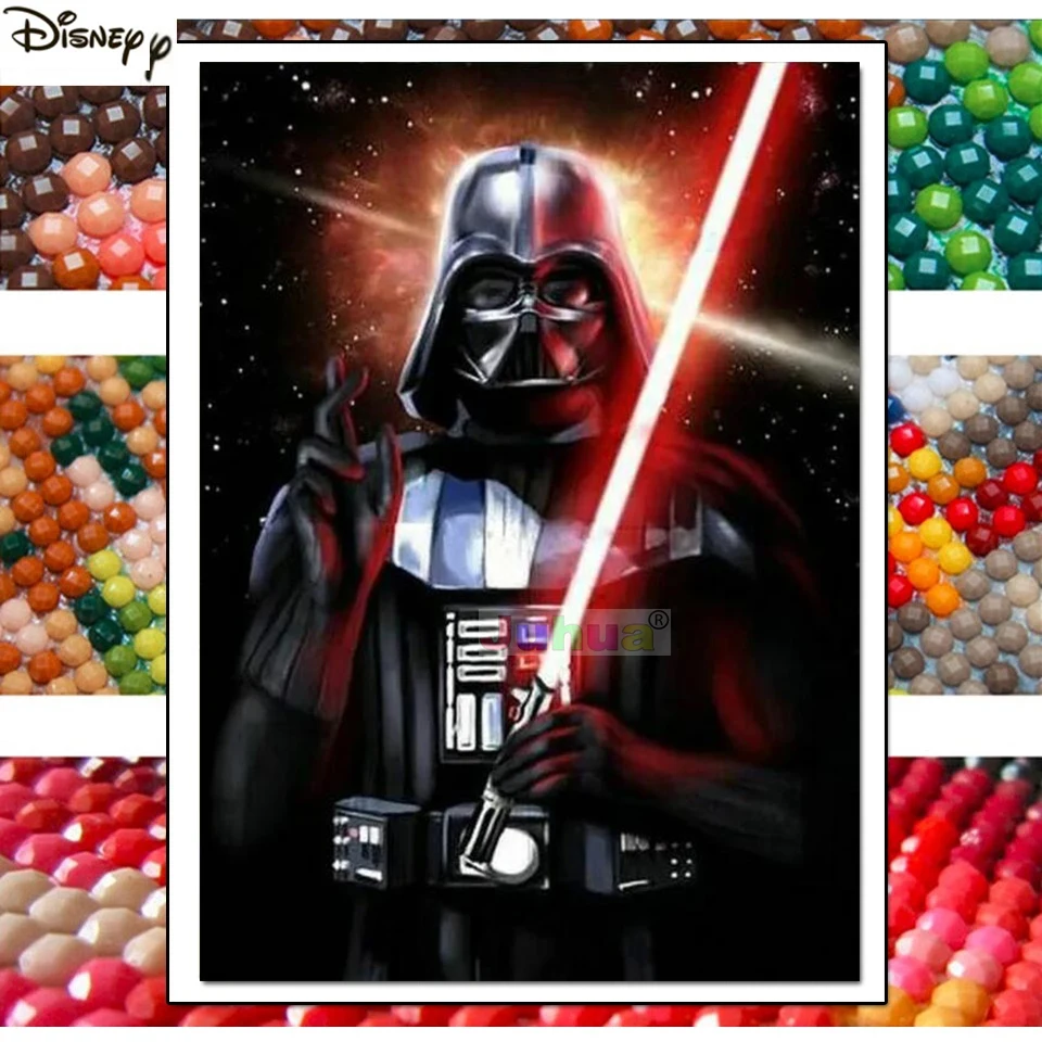 Star Wars 5D AB Drill Diamond Painting Embroidery Battleship Dark