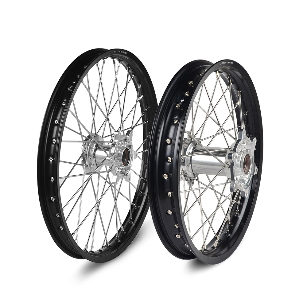 

1.6x21" 2.15x18" Front Rear Wheel Rim Hubs Set For KTM EXC 300 EXC-F 350 125 150 250 450 530 2003-2019 2018 2017 2016 Dirt Bike