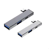 Compactly Aluminum USB C Hub USB3.0 Hub Type C to Type C and Double USB Port Hub for Versatile Devices Connectivity - Image 5