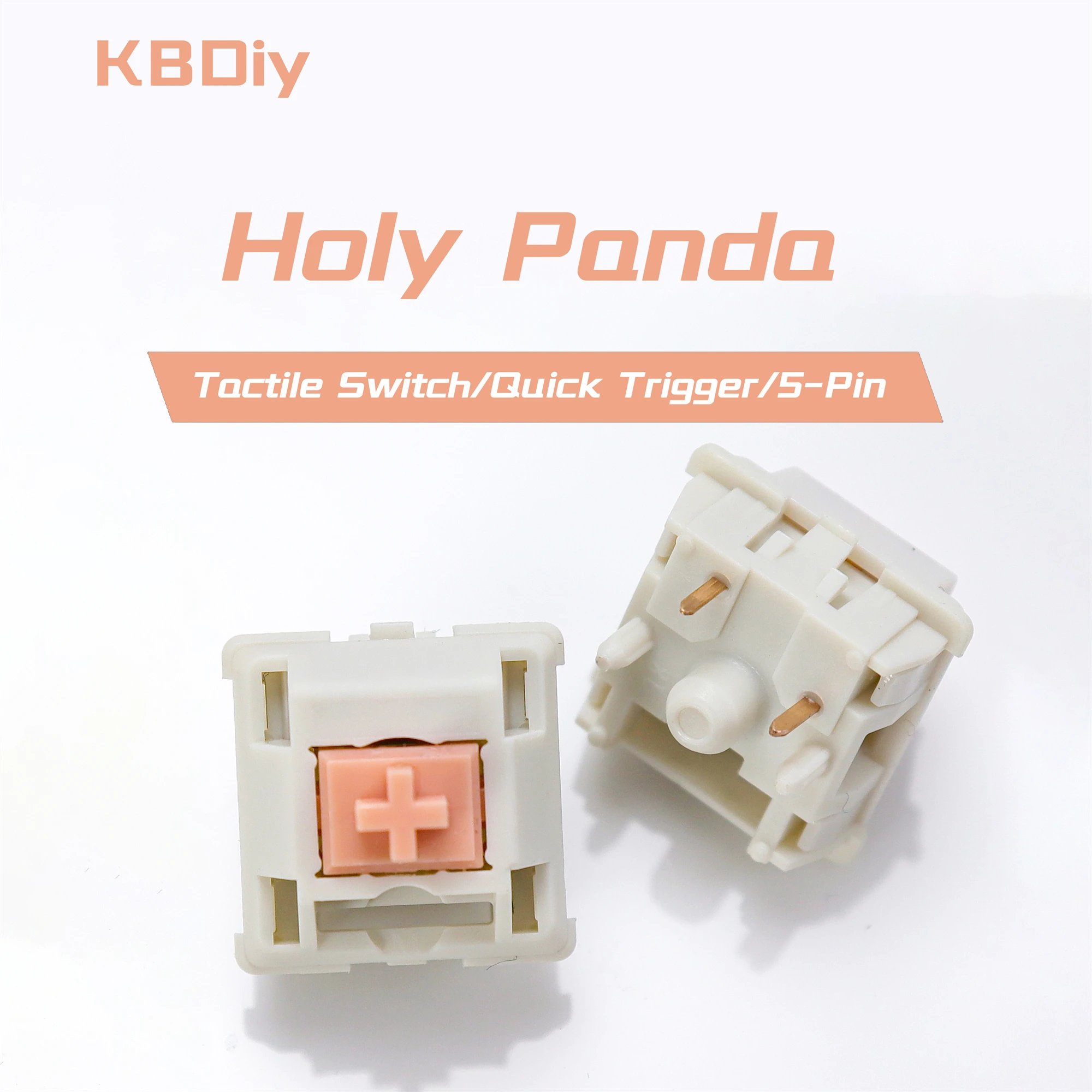 Enhanced Tactile Mechanical Keyboard Switch - Factory Lubed, RGB SMD, 62g Actuation