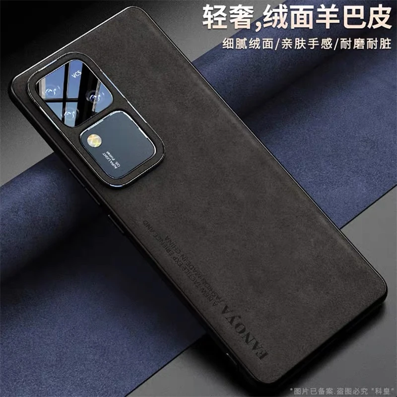 Case For Vivo V30 Pro 5G Luxury Leather Phone Back Cover For Vivo