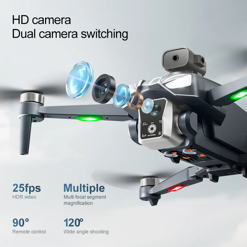 NUOVO drone con fotocamera professionale K18Max 8K 360 ° Motore brushless GPS 5G per evitare ostacoli laser con drone telecomandato - immagine 2