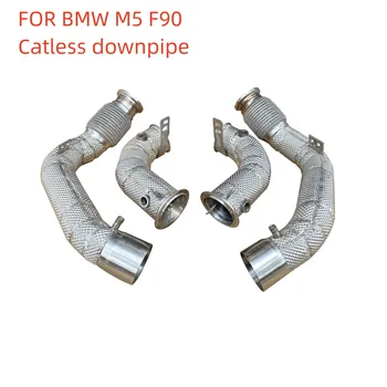 ฉนวนกันความร้อนไหลโดยตรง, สำหรับ BMW M5 M6 V8 F90 M8 4. 4 T หัวท่อไอเสียประสิทธิภาพสูง 1
