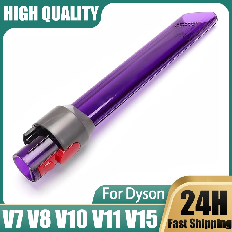

LED Crevice Nozzle Accessories For Dyson V7 V8 V10 V11V15 Cordless Vacuum Cleaner LED Lighting Flat Suction Clean Space