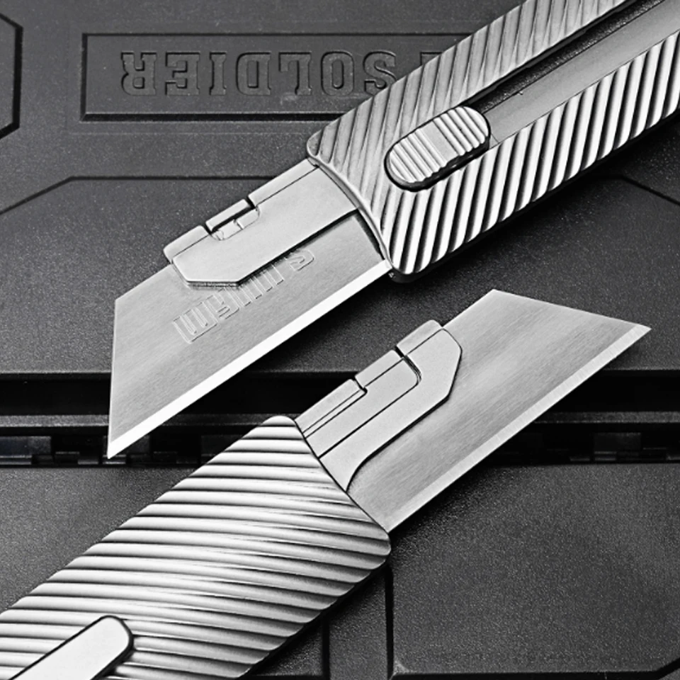 チタン合金万能ナイフ,EDCアウトドアサバイバルツール,シャープ