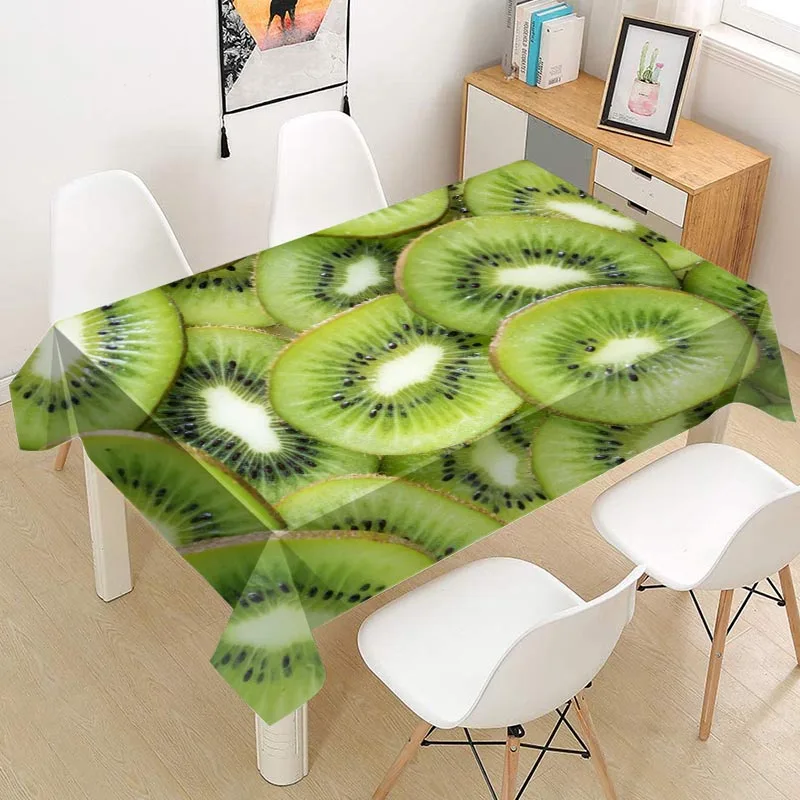 KiwiTableclothOxfordFabricSquareRectangularDustproofTableCover